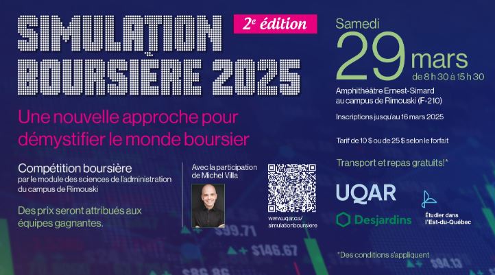 Participez à la Simulation boursière 2025 et courez la chance de gagner votre billet !